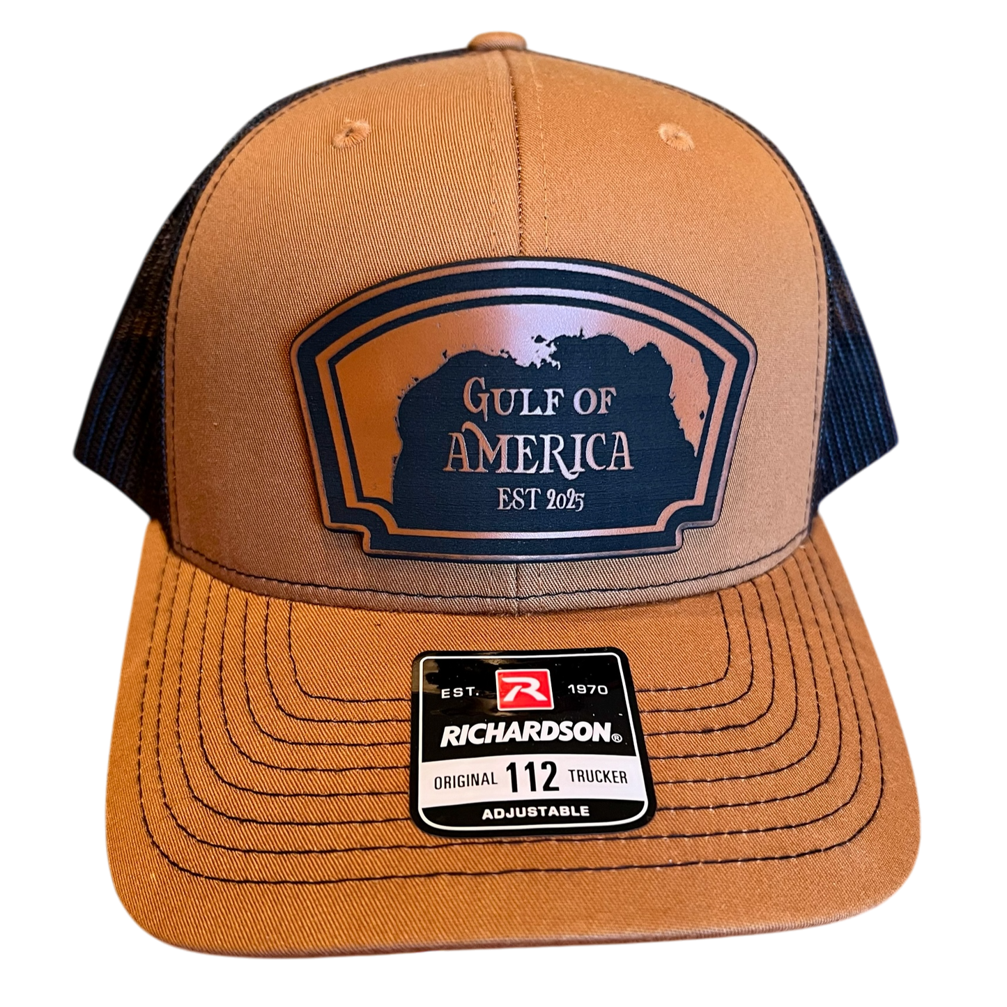 Gulf of America hat- Tan patch