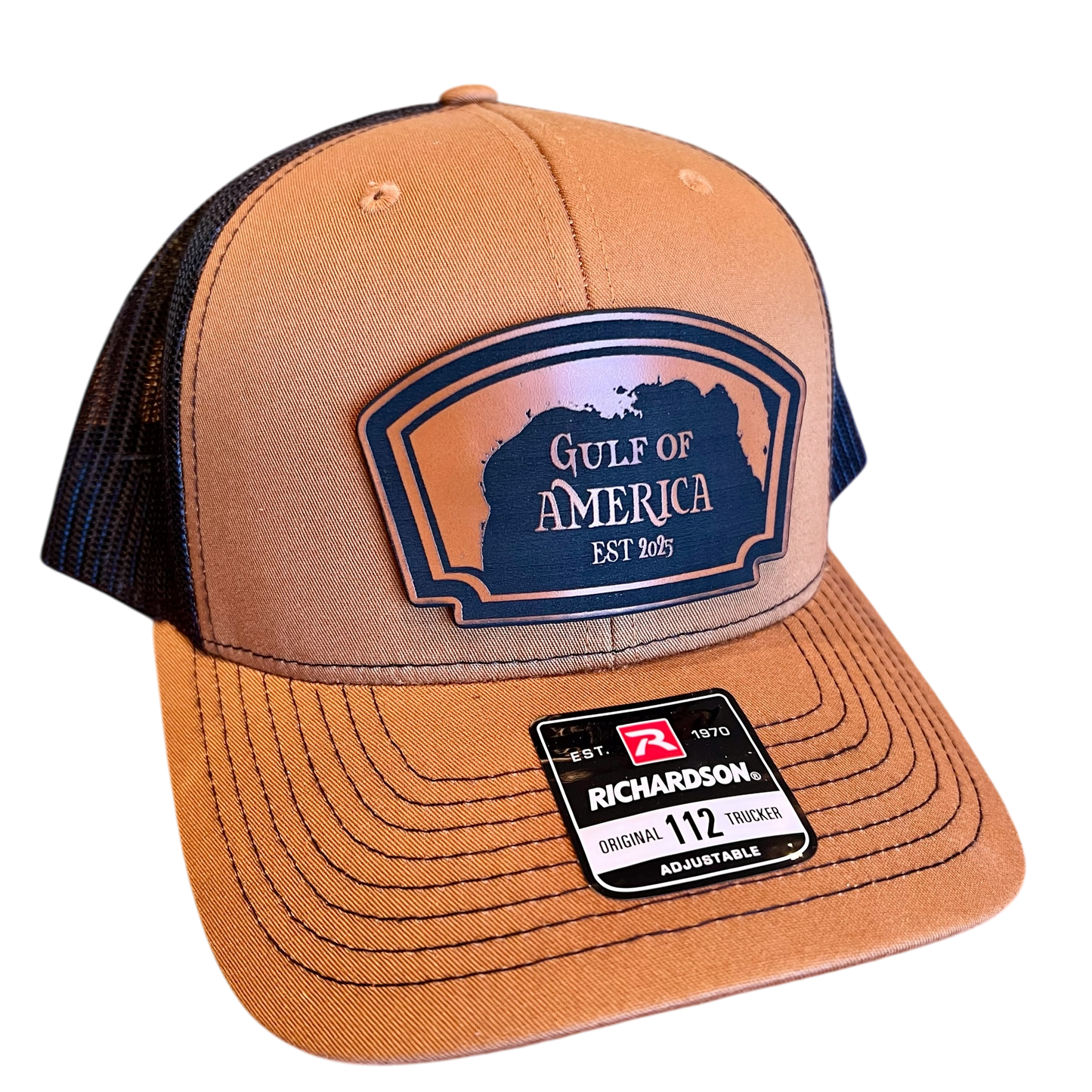 Gulf of America hat- Tan patch
