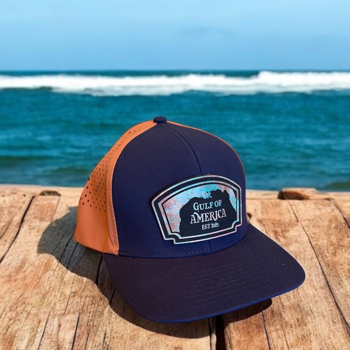 Gulf of America hat- Copper Patina patch