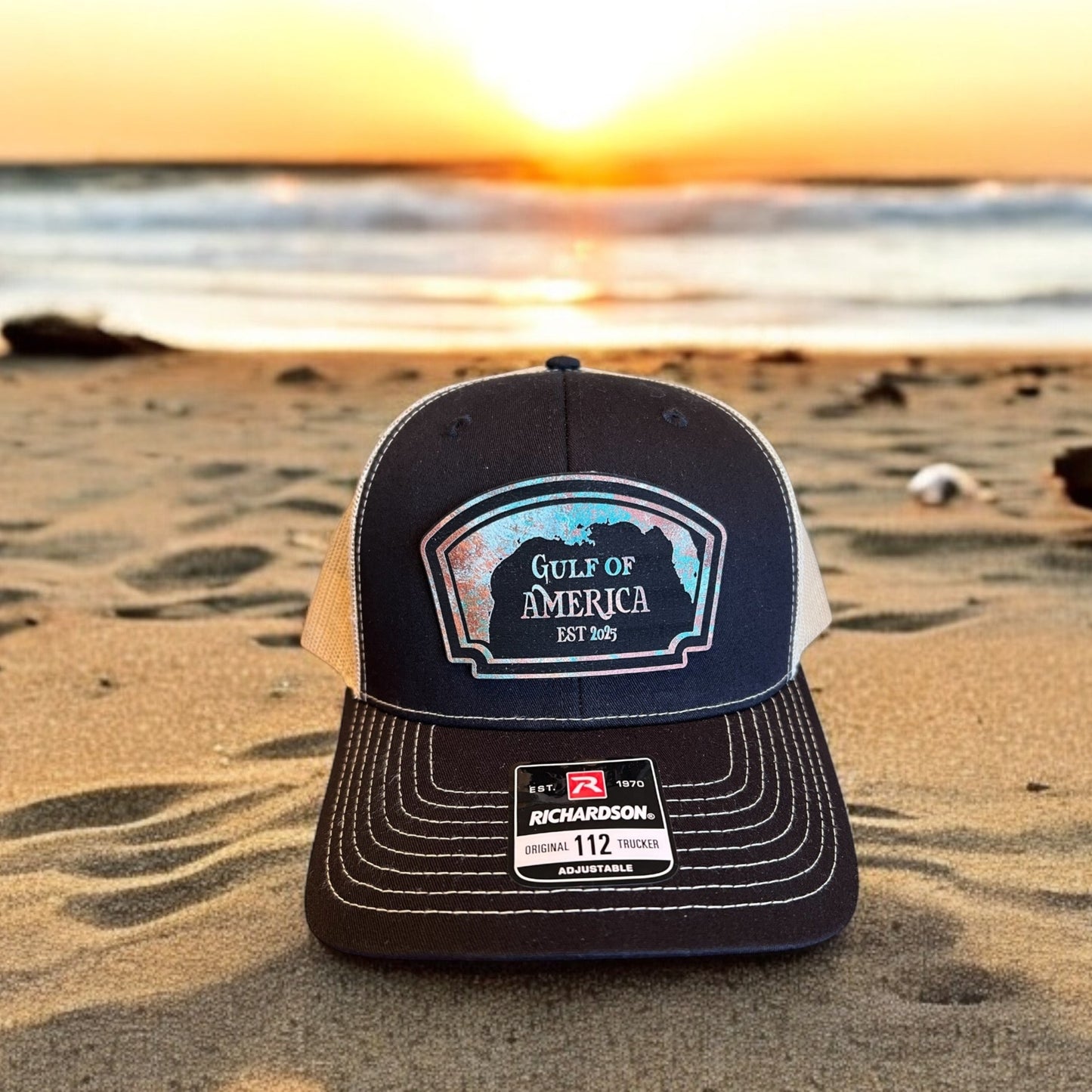 Gulf of America hat- Copper Patina patch