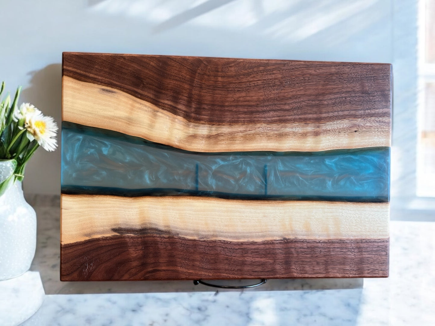 Live edge & resin charcuterie boards