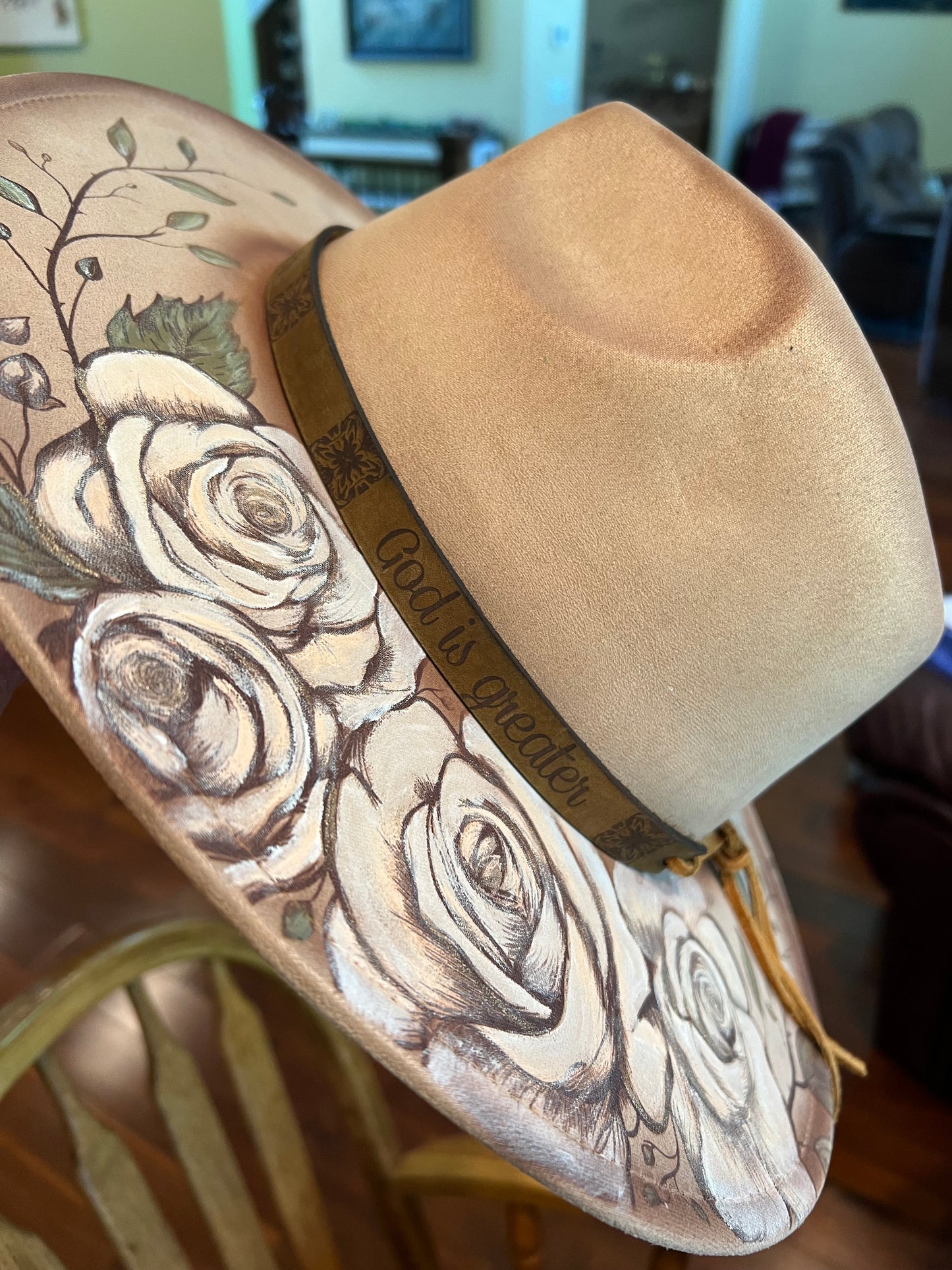 Leather hat bands