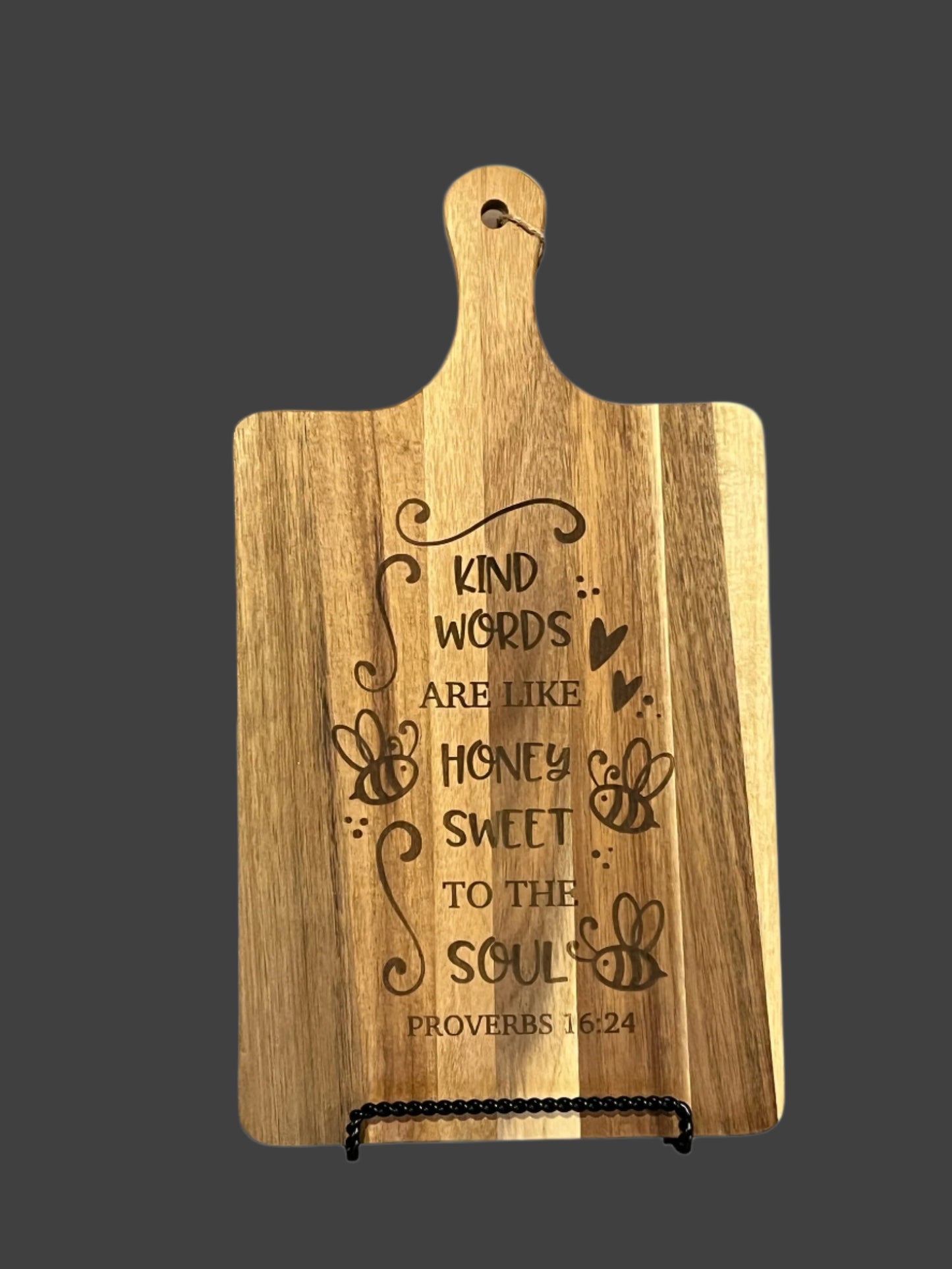 Acacia cutting boards with custom engraving