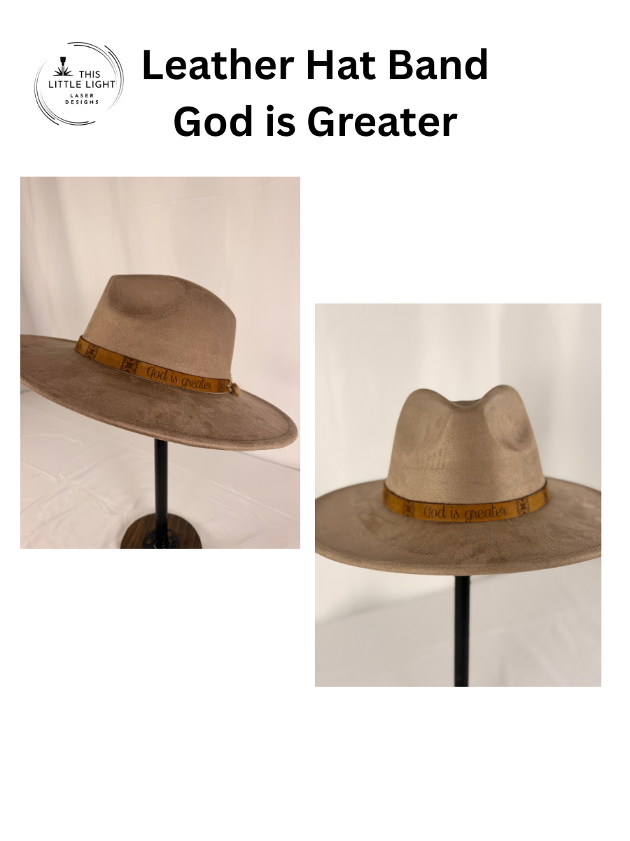 Adjustable Leather hat bands