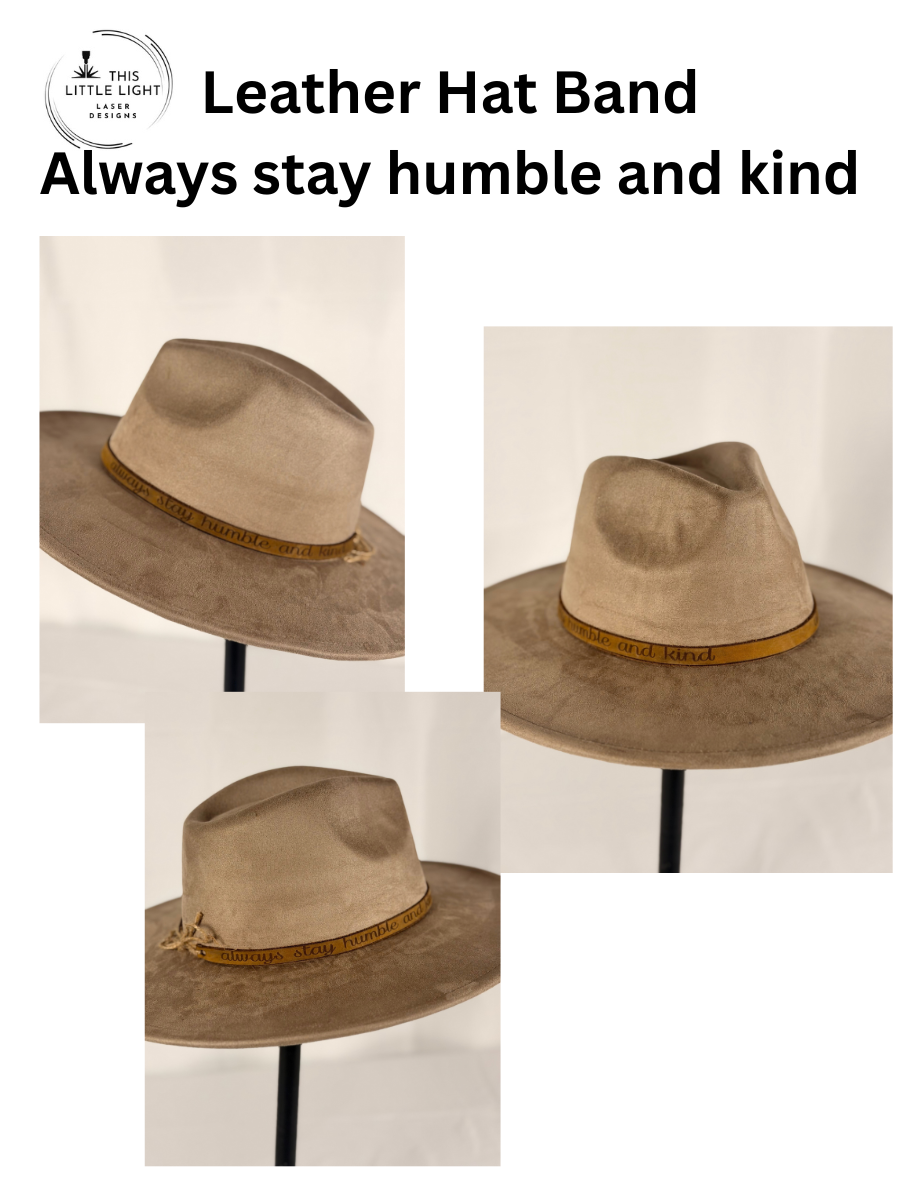 Adjustable Leather hat bands