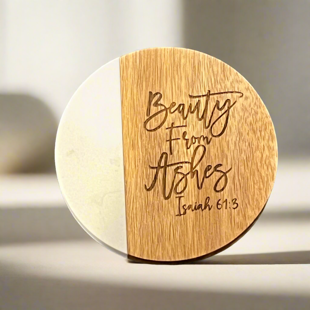 Inspirational themed coasters