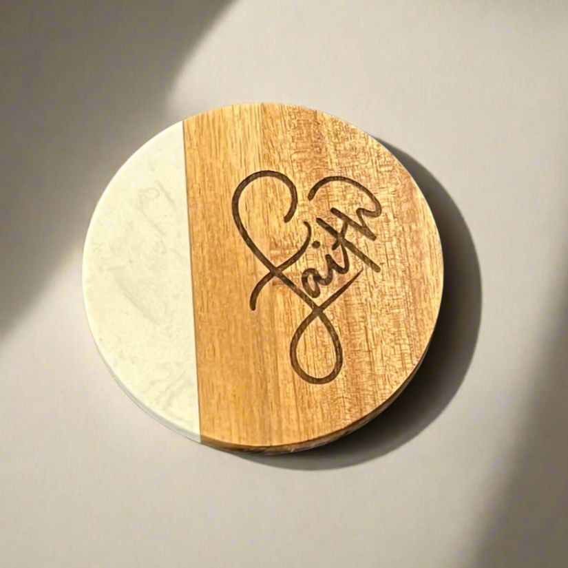 Inspirational themed coasters