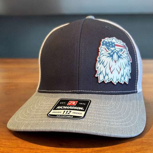 Patriotic hat patches