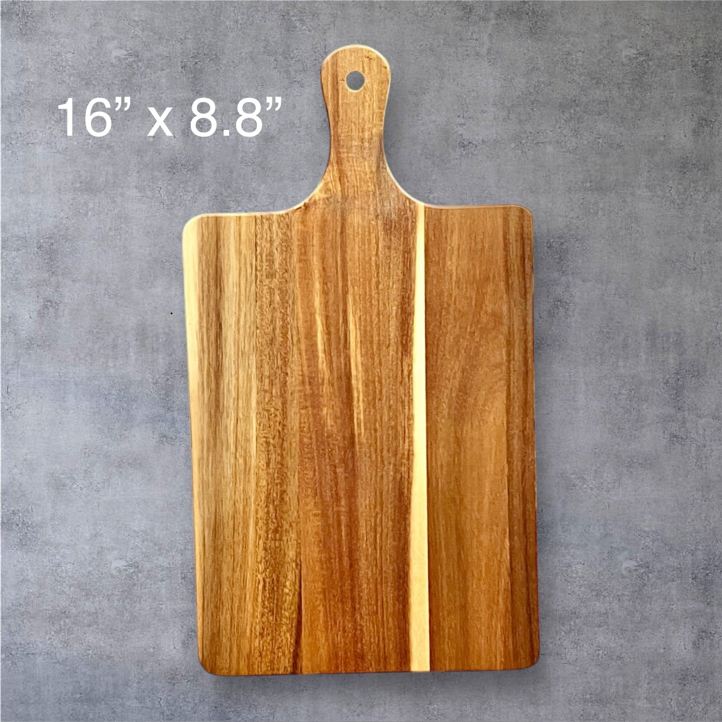 Acacia cutting boards with custom engraving