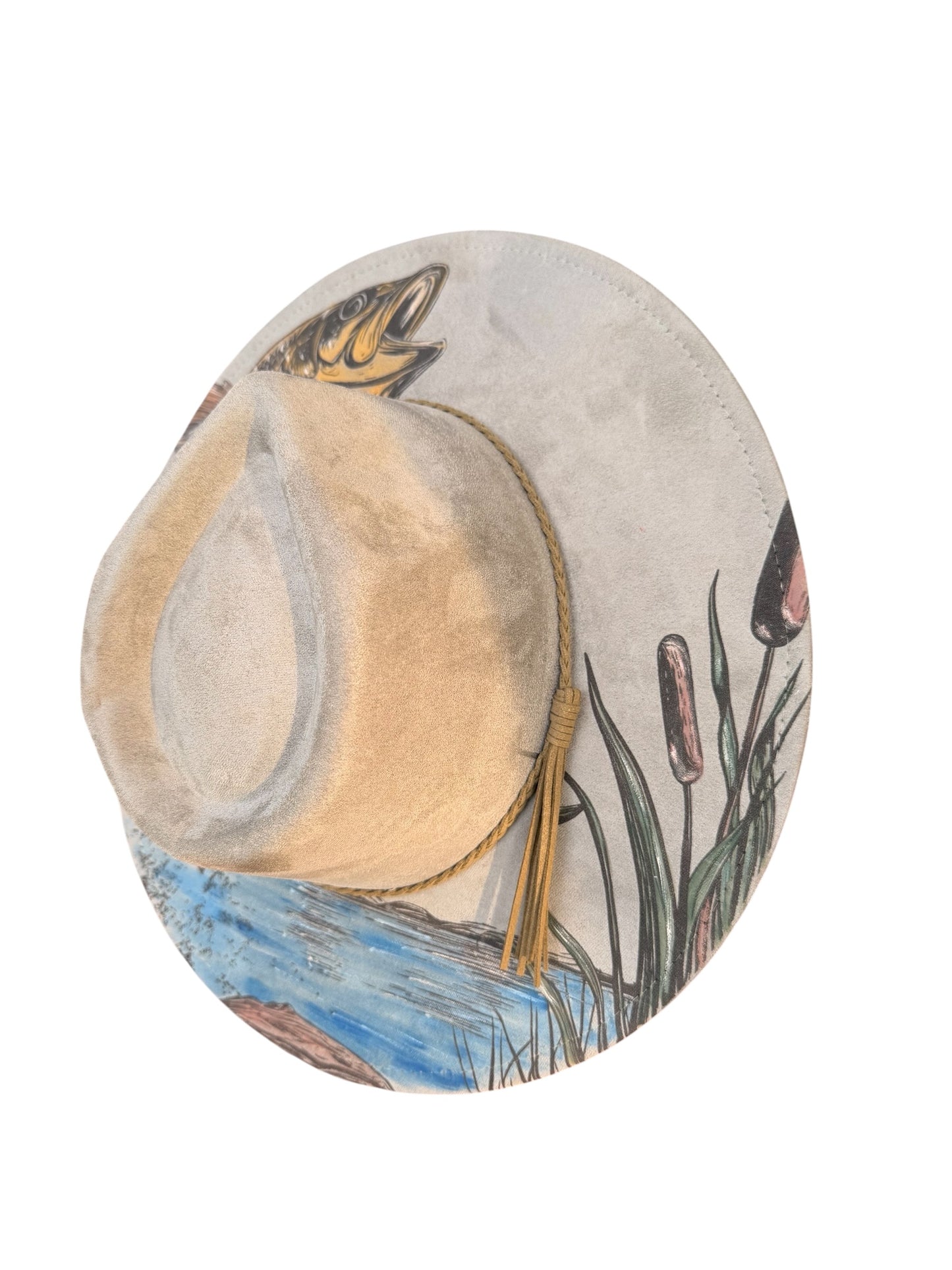 Hand Painted Gone Fishing