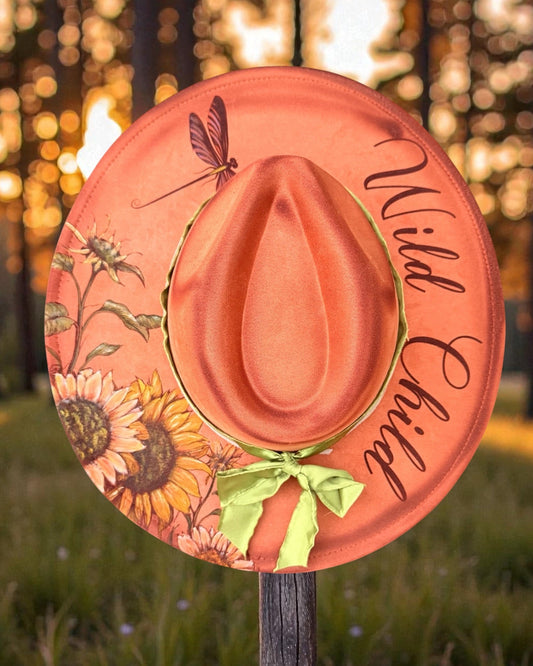 Hand Painted Wild Child w/ charm