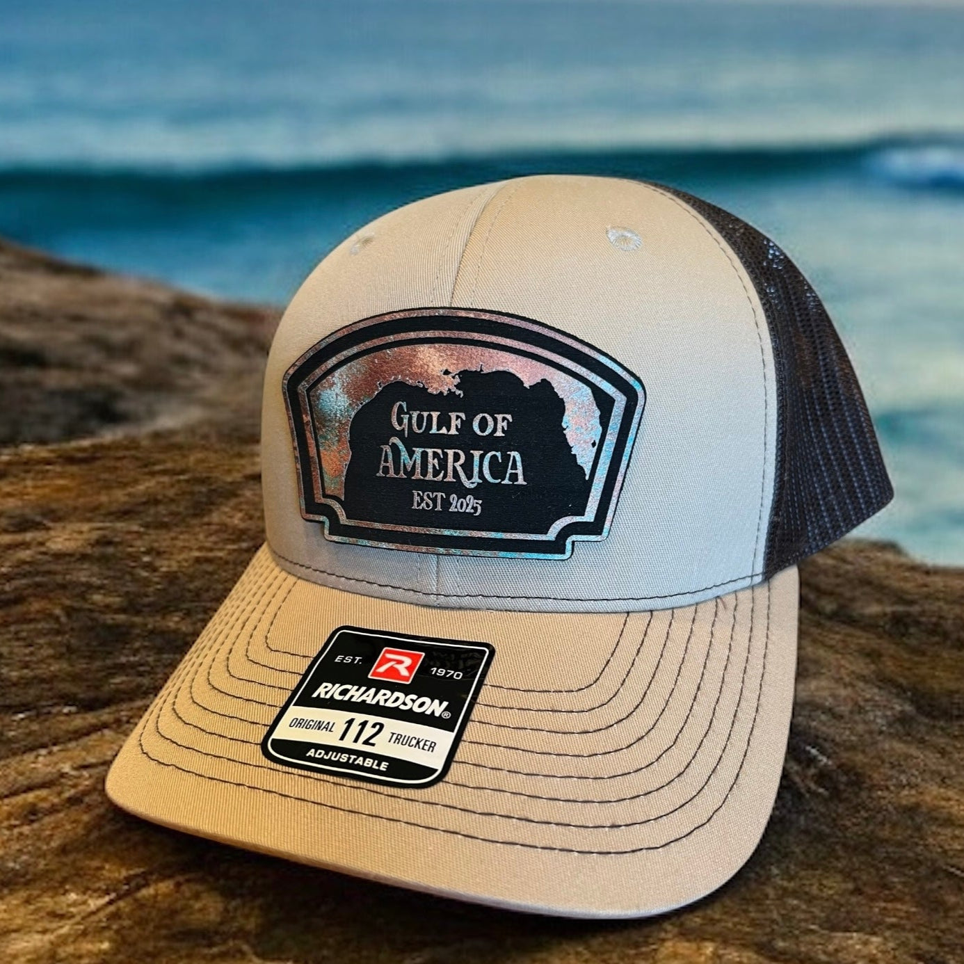 Gulf of America hat- Copper Patina patch