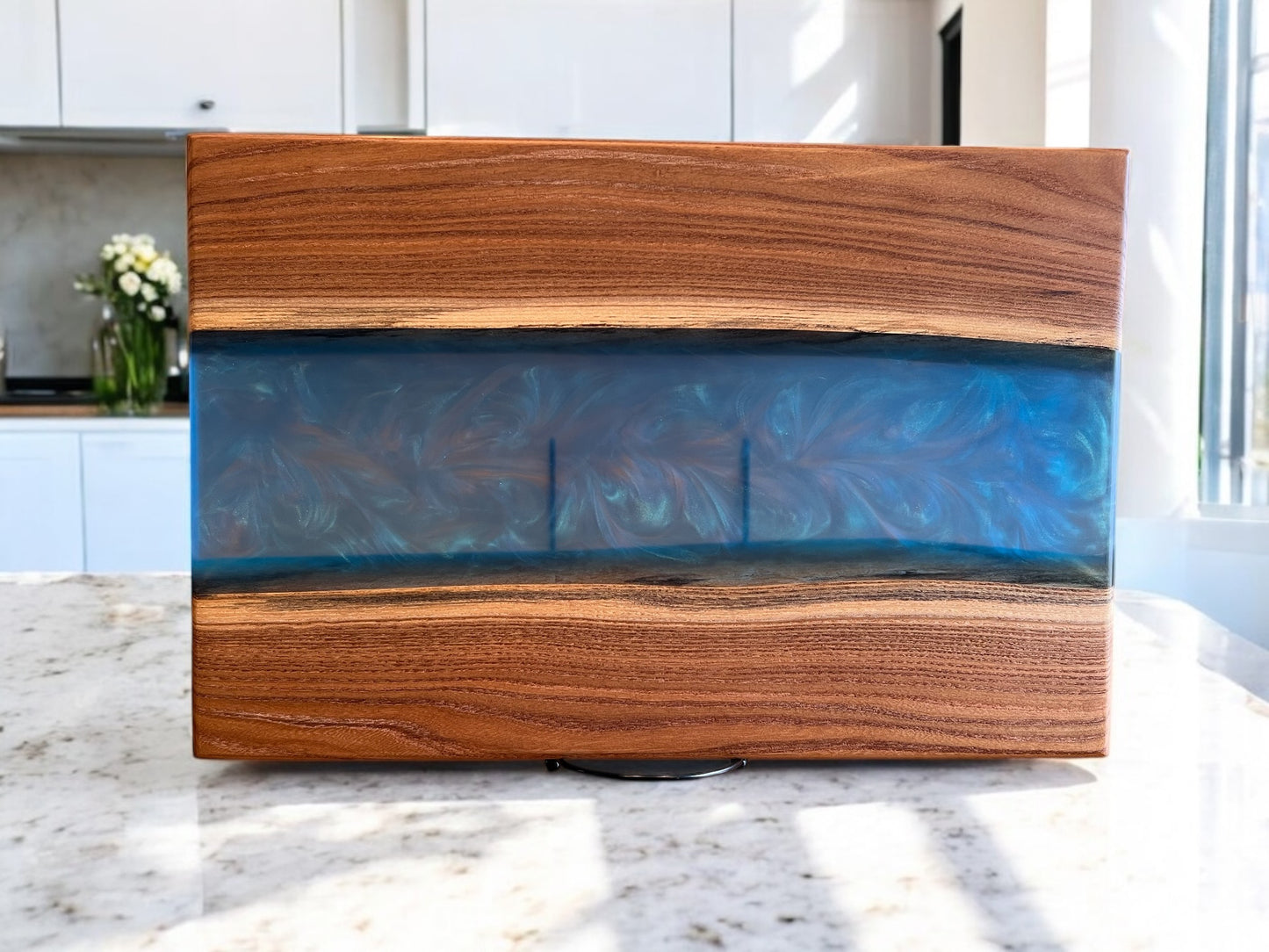 Live edge & resin charcuterie boards