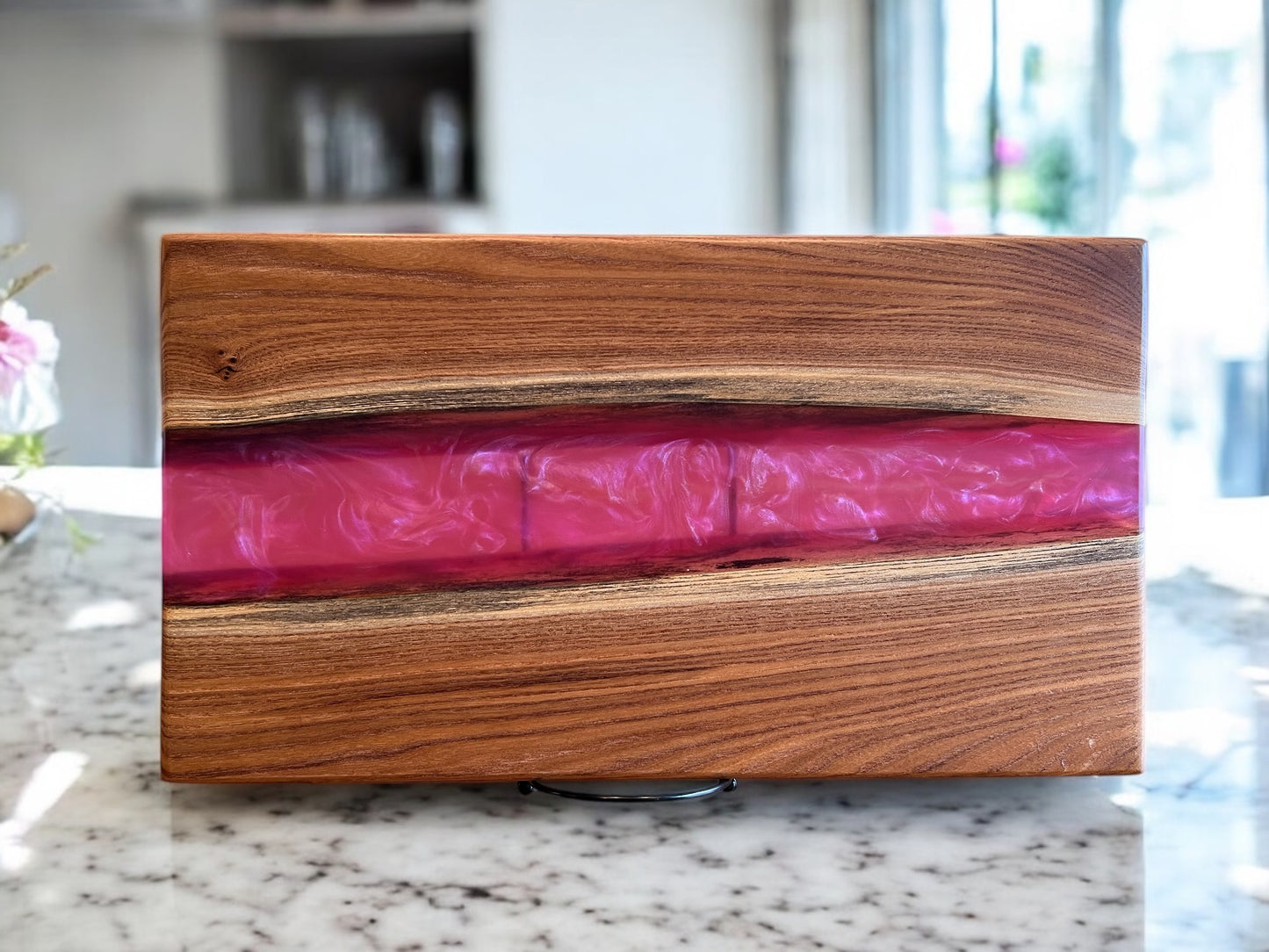 Live edge & resin charcuterie boards
