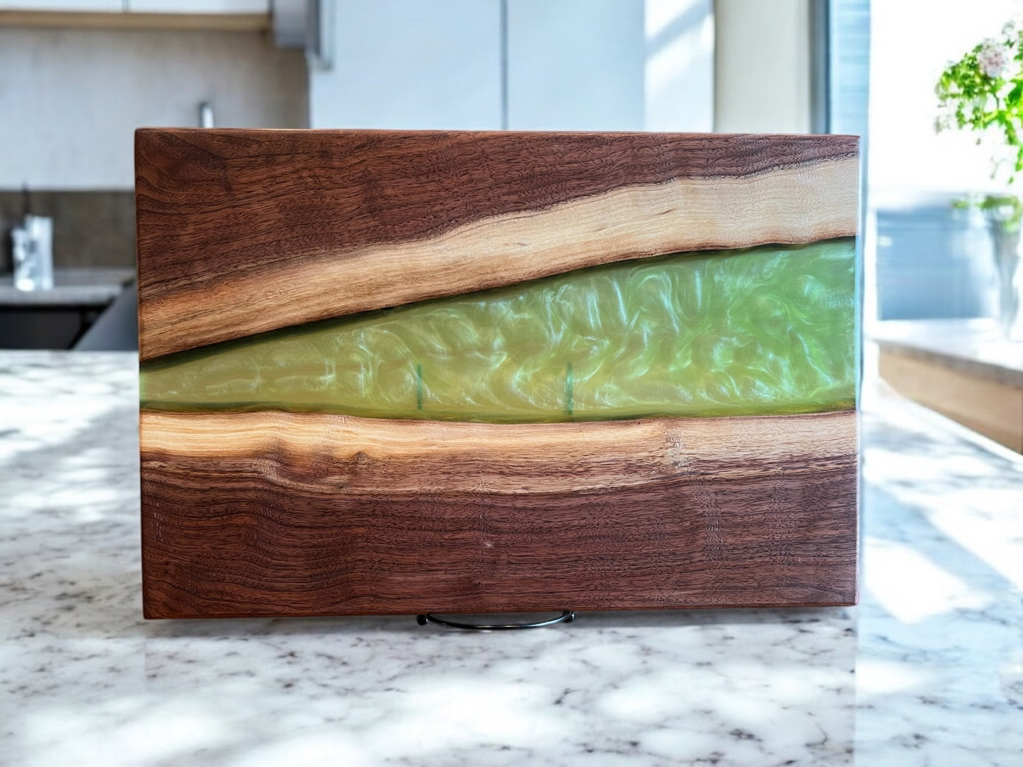 Live edge & resin charcuterie boards