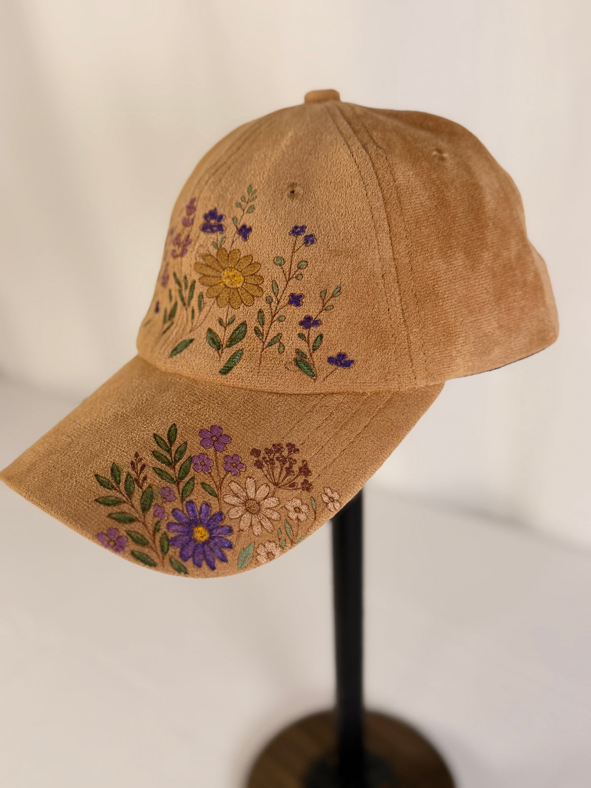 Hand Painted Wildflowers (khaki)