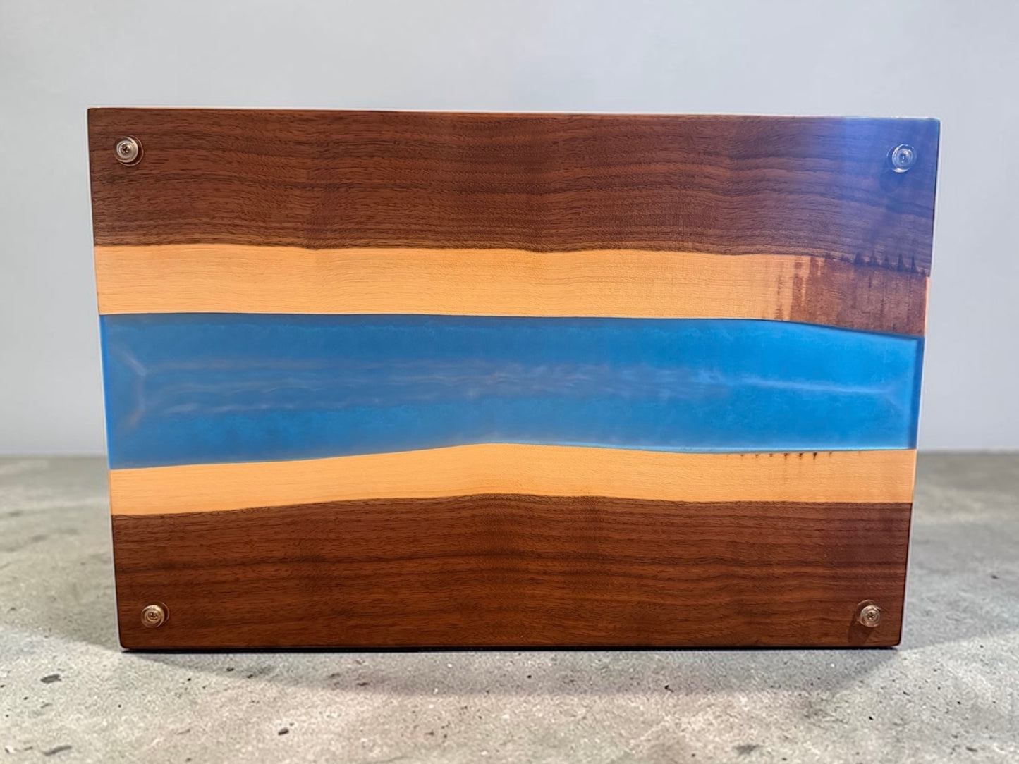 Iridescent blue
