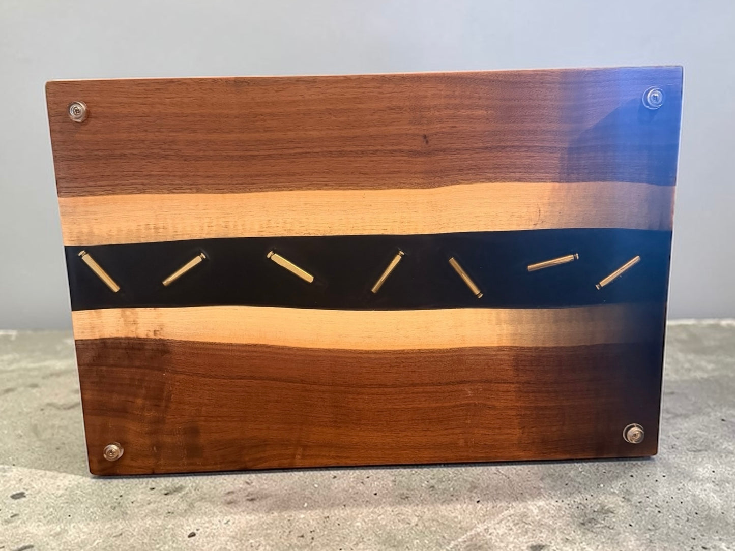 Black with inlay