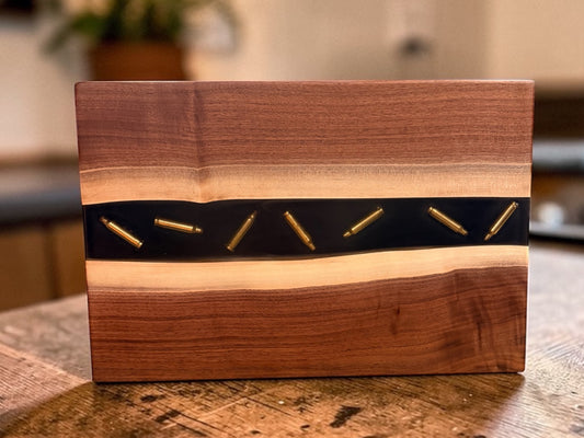 Black with inlay
