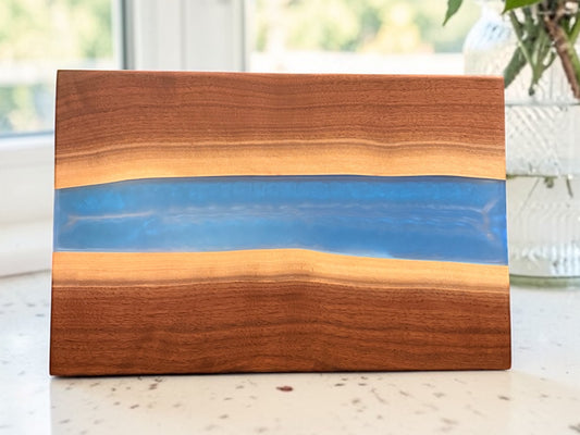 Iridescent blue