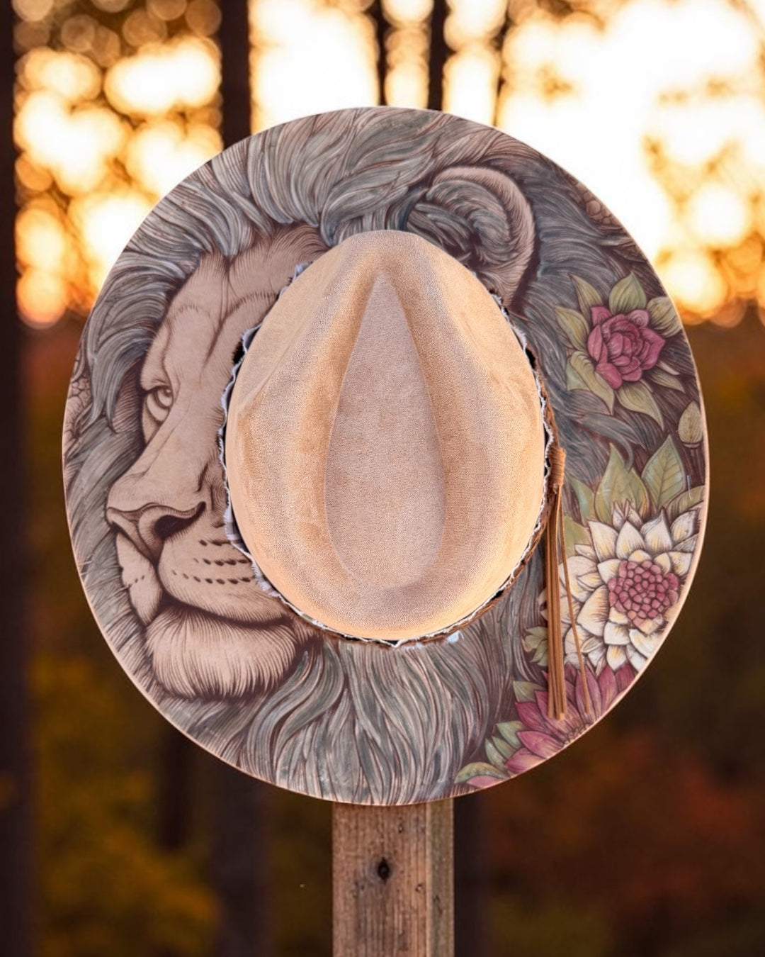 Hand Painted Majestic Lion