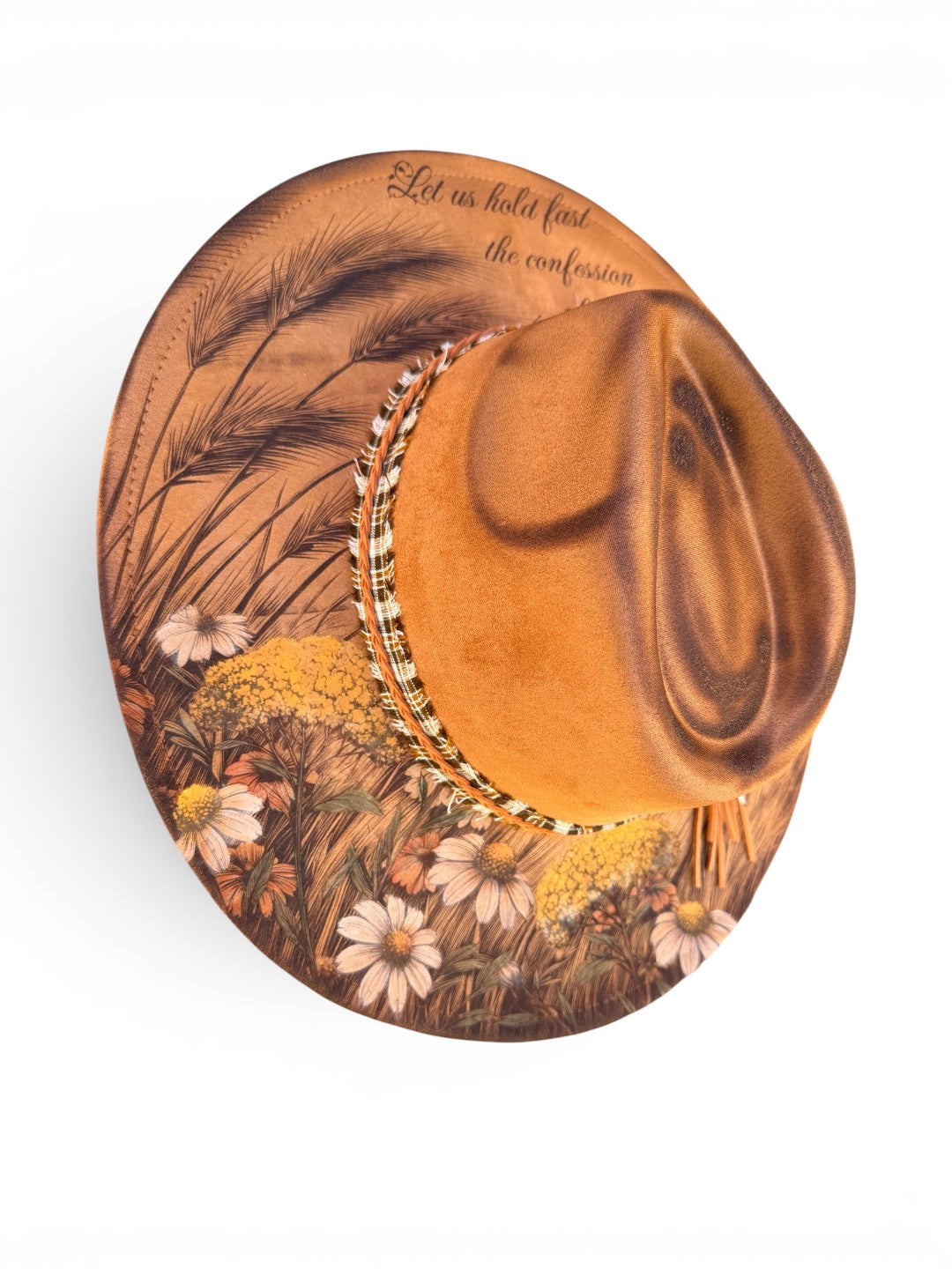 Hand Painted Wheat field & Verse2