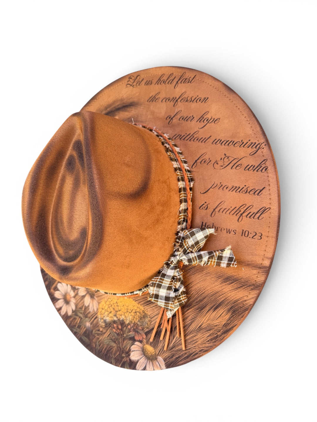 Hand Painted Wheat field & Verse2