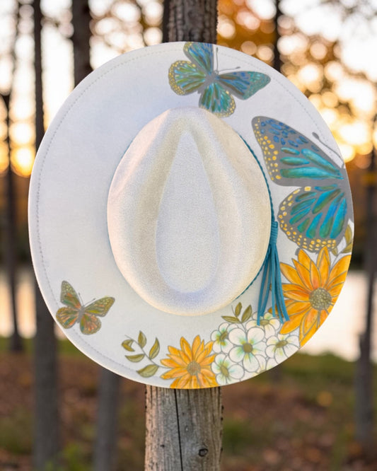 Hand Painted Butterfly Bestie