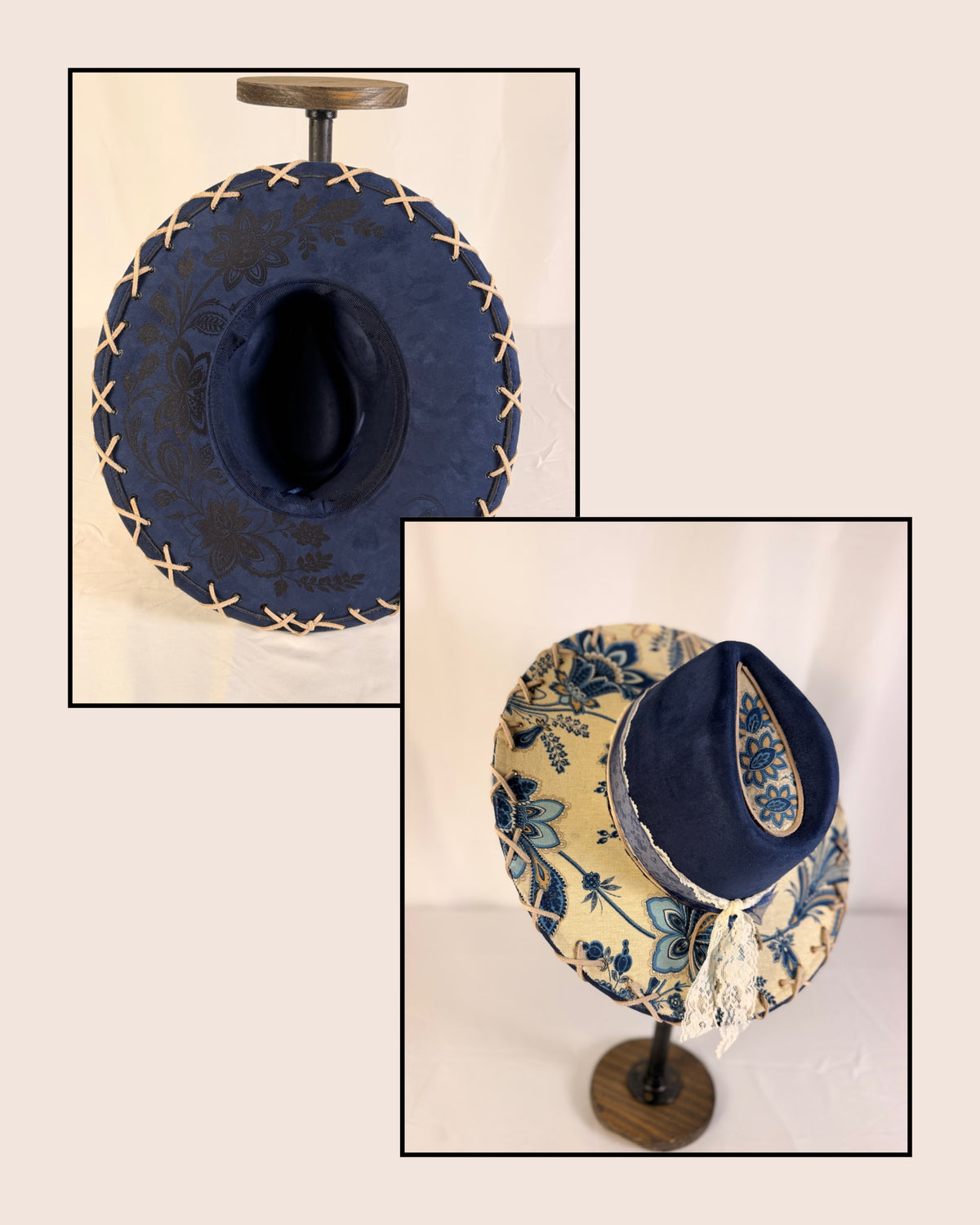 Fabric Collection- Vintage Paisley- Navy